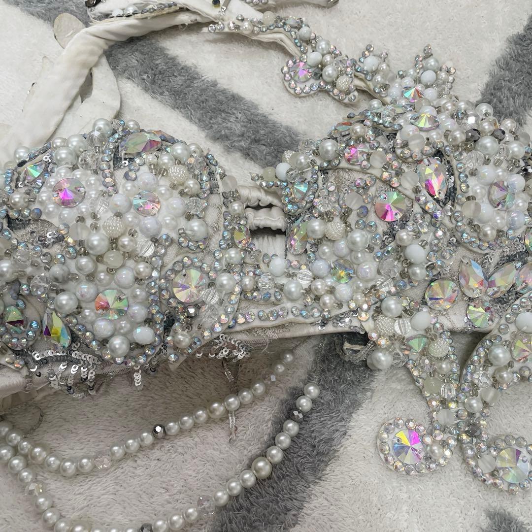 ベリーダンス 衣装　ホワイト