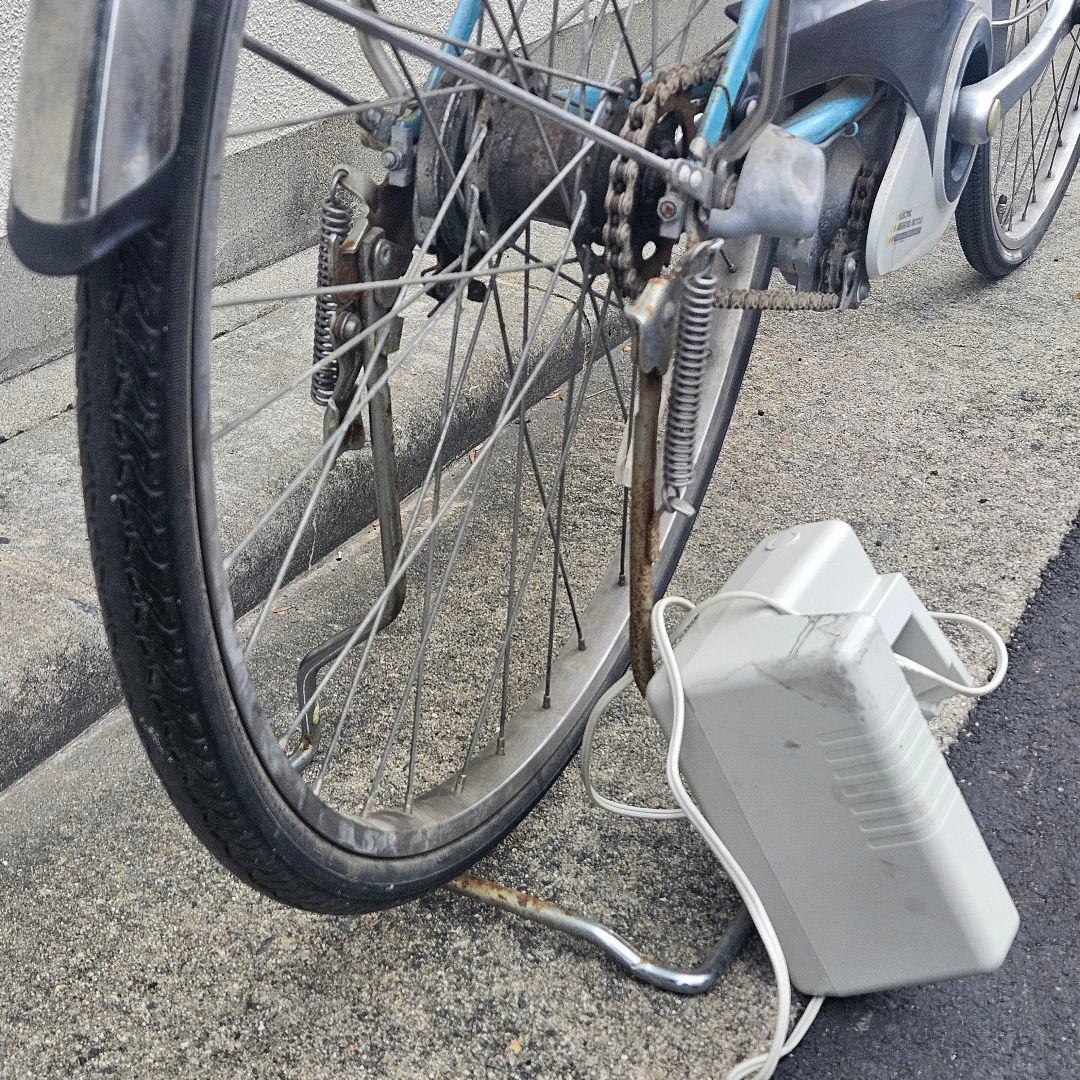 パナソニック♪電動アシスト自転車♪ViViきれいなターコイズ5Ah 長押し5点灯
