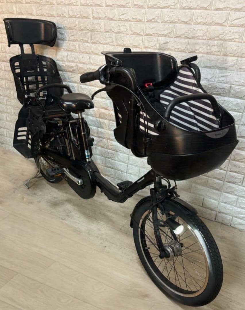 ✨美品✨大容量8Ah✨室内保管✨パナソニック ギュット　子供乗せ電動自転車