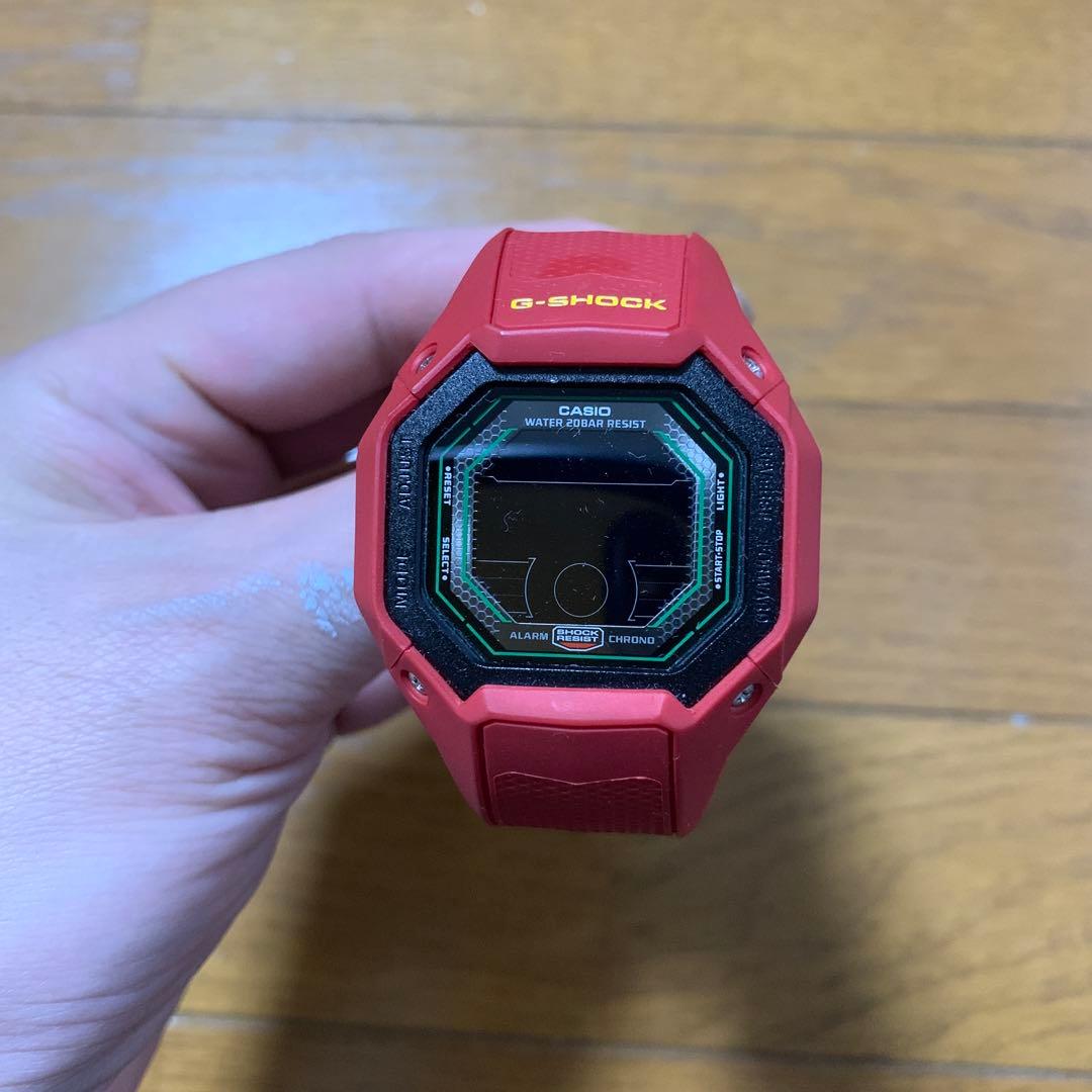 電池切れ　現状品　G-SHOCK G-056RE レッド　カシオ