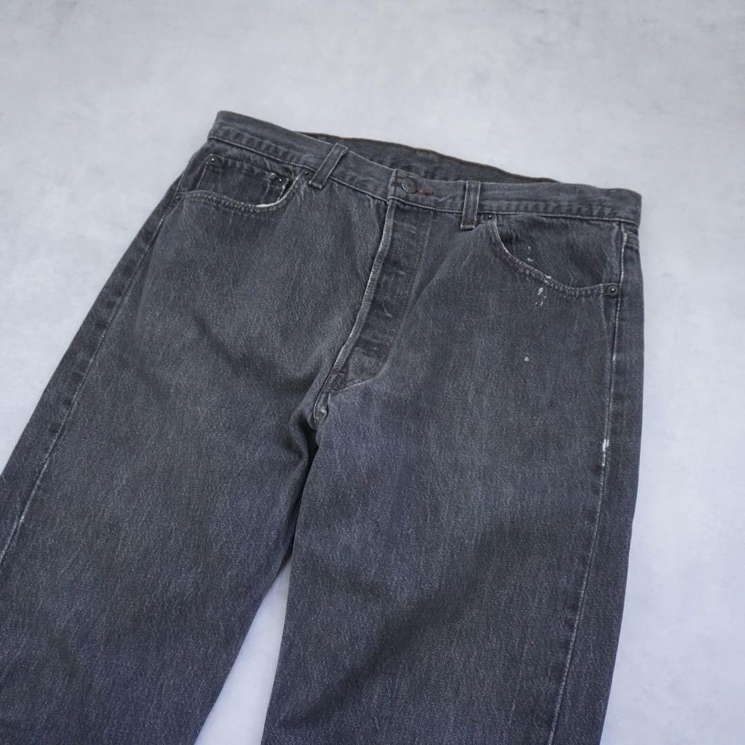 【90s】levisリーバイス 501 先染めブラック USA製 W36L30
