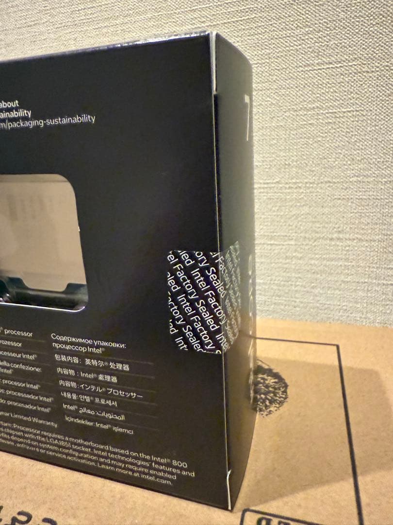 Intel Core i7-265K CPU LGA1851 【新品未開封】