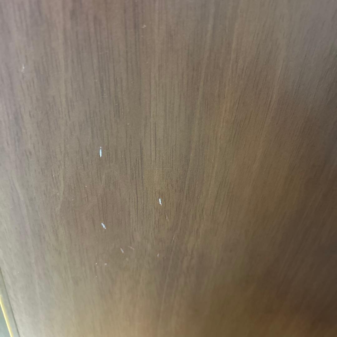 値下げ　ダークブラウン 本棚　扉付き