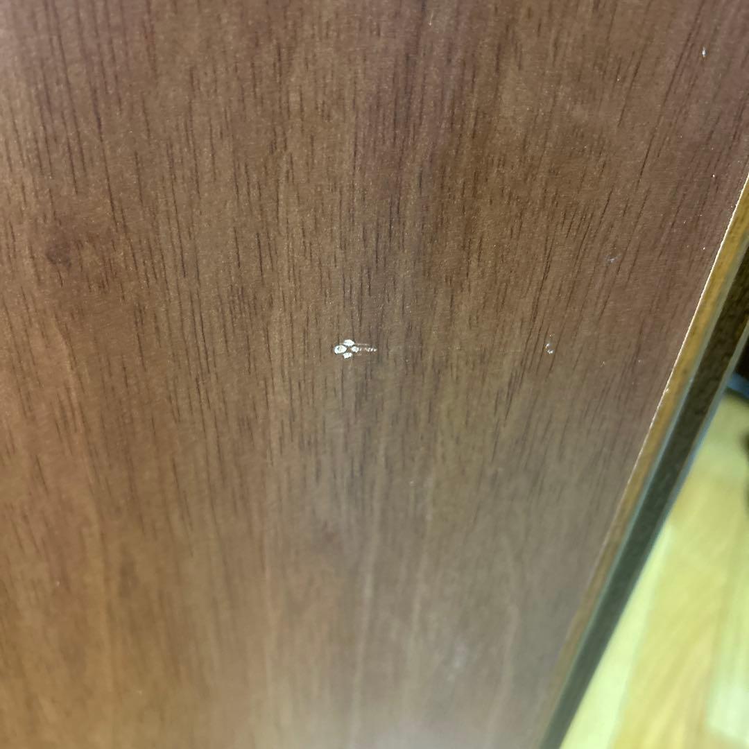 値下げ　ダークブラウン 本棚　扉付き