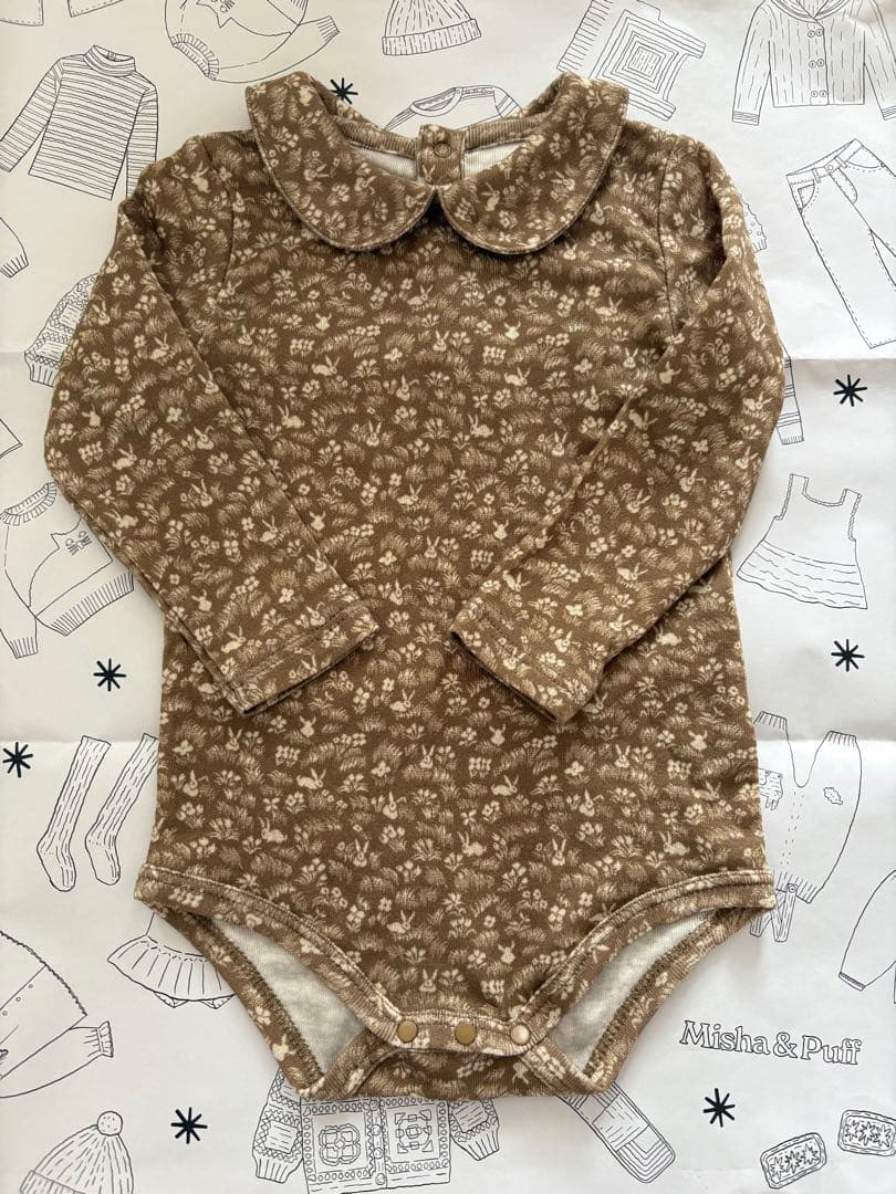 (新品)misha &puff Baby Petit Collar Onesie
