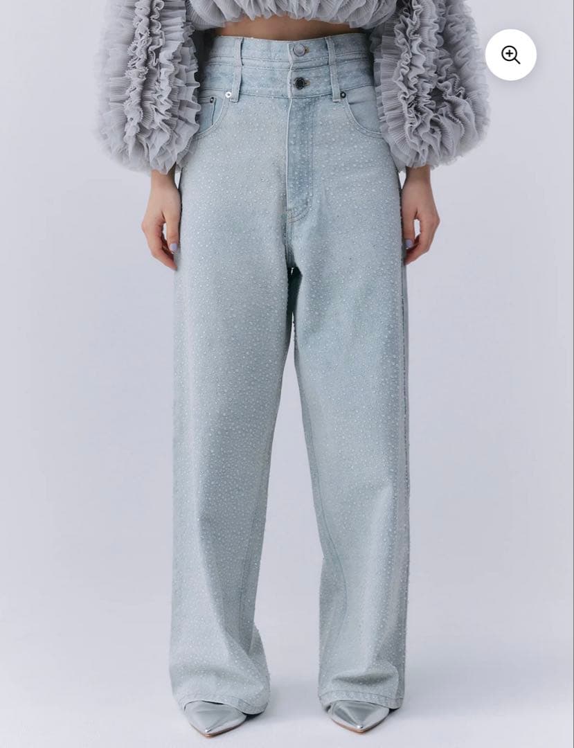 eimy istoire drop pattern デニム パンツ