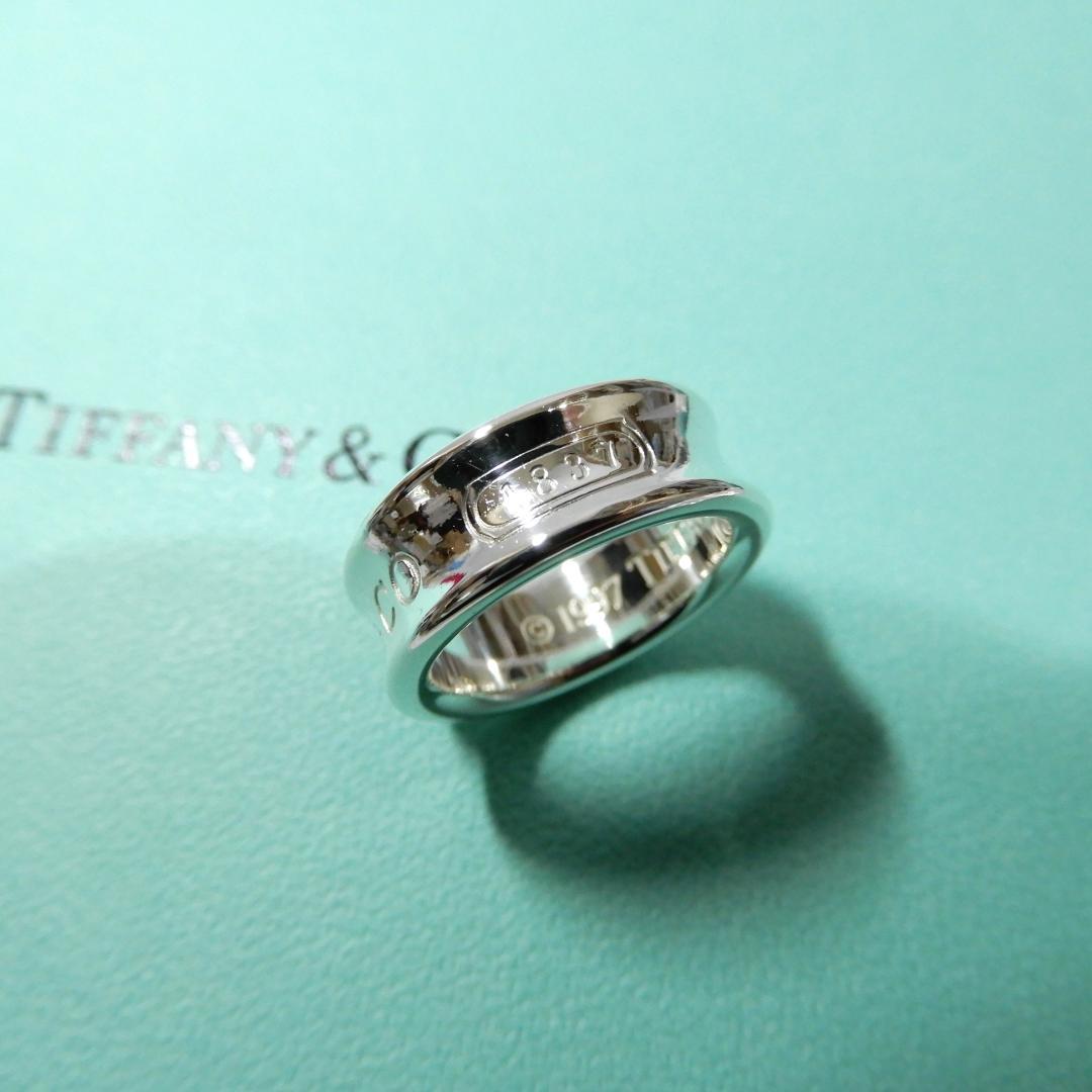 TIFFANY ティファニー　ナロー リング　7号　1837　シルバー　A12