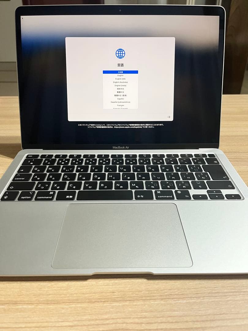 MacBookAir m1 2020 256G バッテリー容量100%