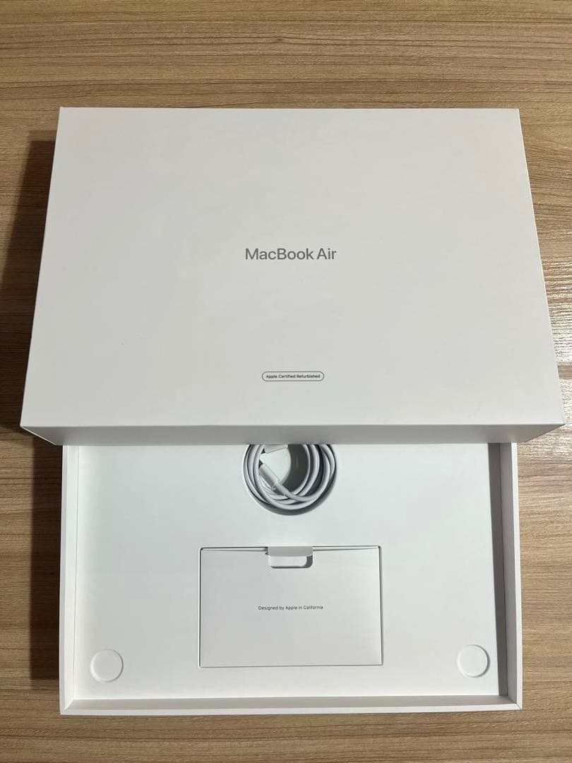MacBookAir m1 2020 256G バッテリー容量100%