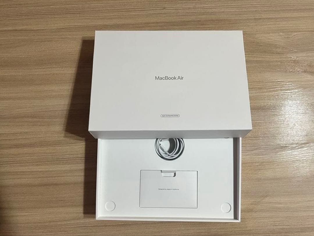 MacBookAir m1 2020 256G バッテリー容量100%