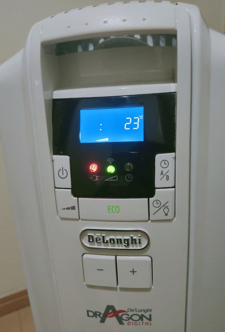 ♪DeLonghi DDQ0915-WH デロンギ 美品 リモコン付き 送料無料