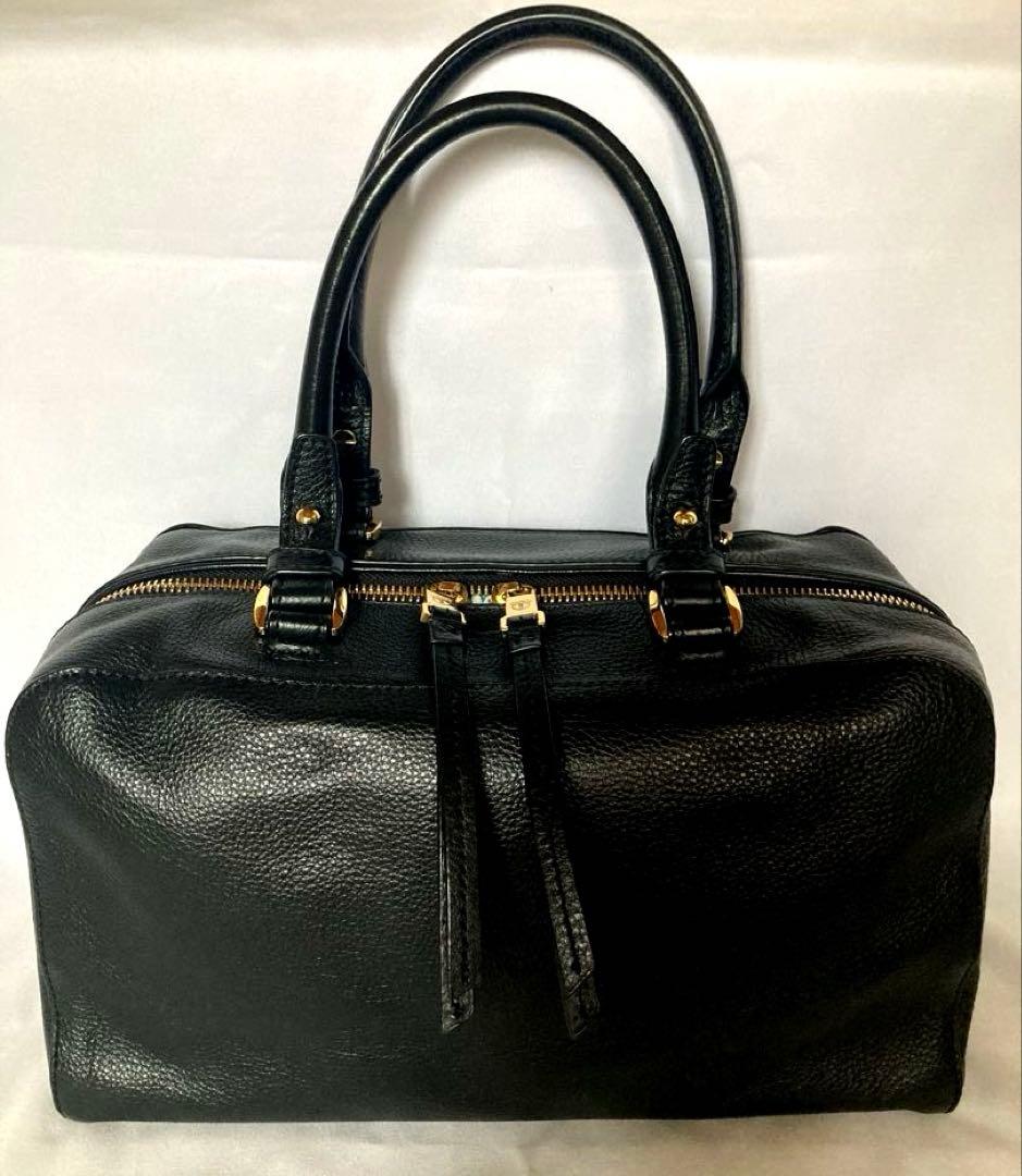 美品　TOPKAPI トプカピ　 VACCHETTA ボストンバッグ　ブラック