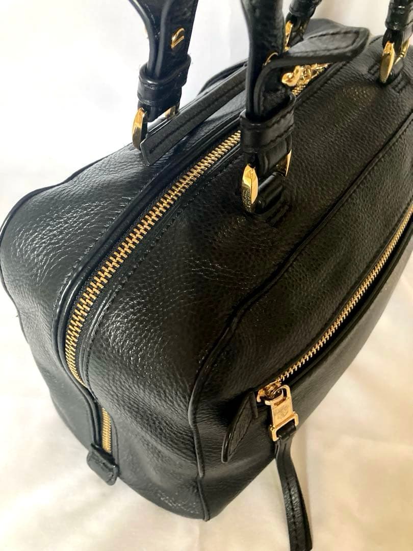 美品　TOPKAPI トプカピ　 VACCHETTA ボストンバッグ　ブラック