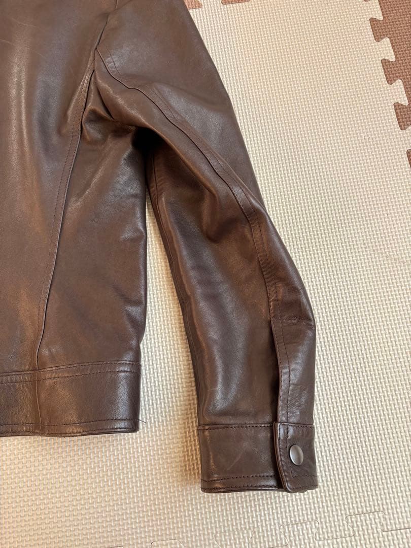 EMMETI エンメティ JURI ユリ ラムスキンレザージャケット 48