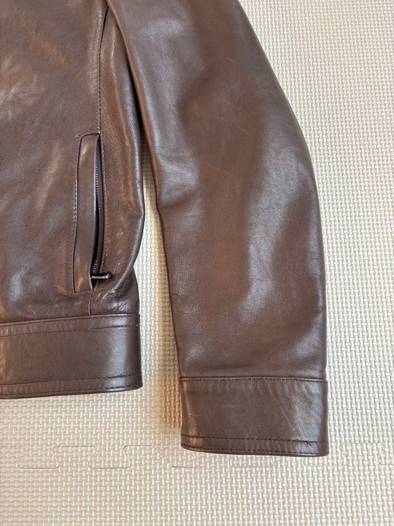 EMMETI エンメティ JURI ユリ ラムスキンレザージャケット 48