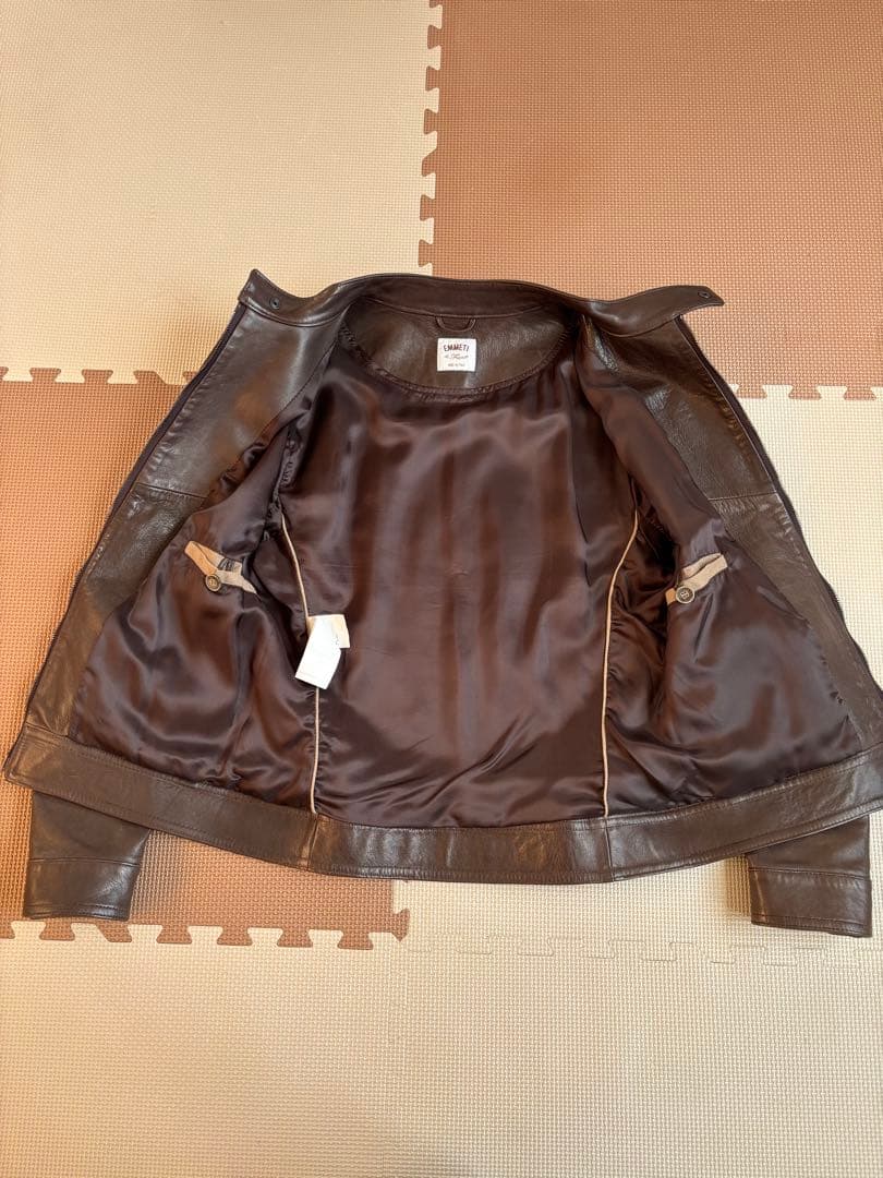 EMMETI エンメティ JURI ユリ ラムスキンレザージャケット 48