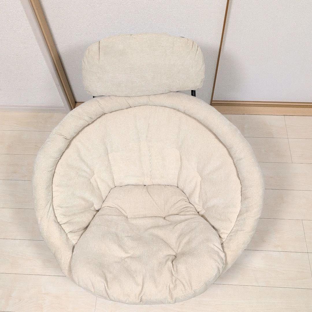 2way フォールディングチェア キャンバス ベージュ　　クッション付き