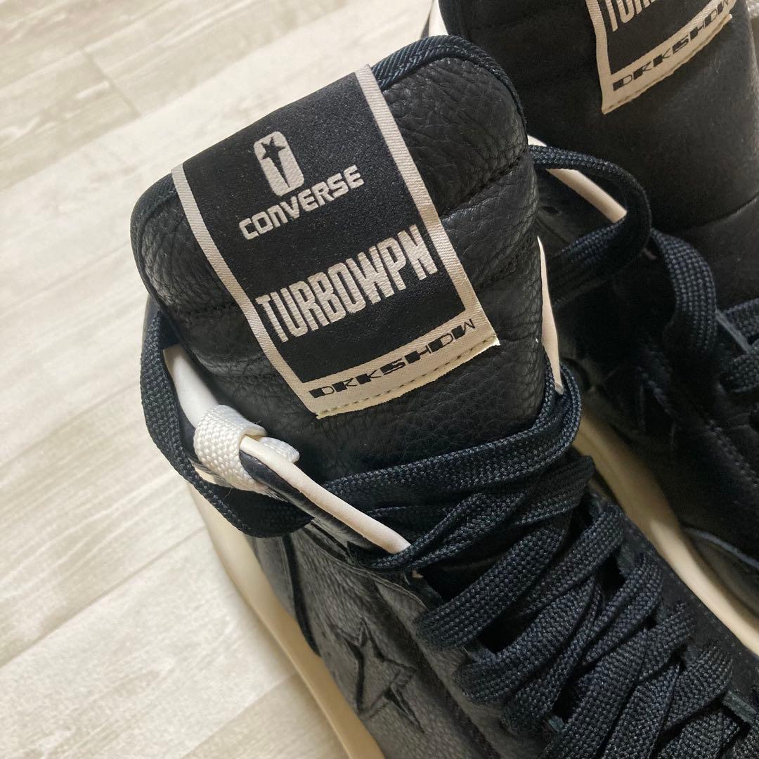 EU44 28㎝ 新品 RICK OWENS Converse TURBOWPN