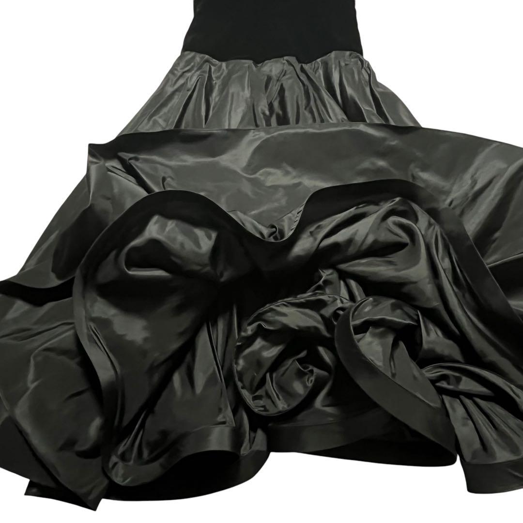 【タグ付】Ralph Lauren / エンパイアラインドレス 黒 m779