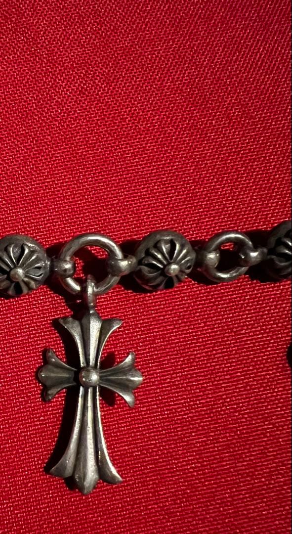 シルバー925 クロス チャーム ブレスレット