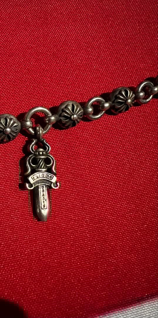 シルバー925 クロス チャーム ブレスレット