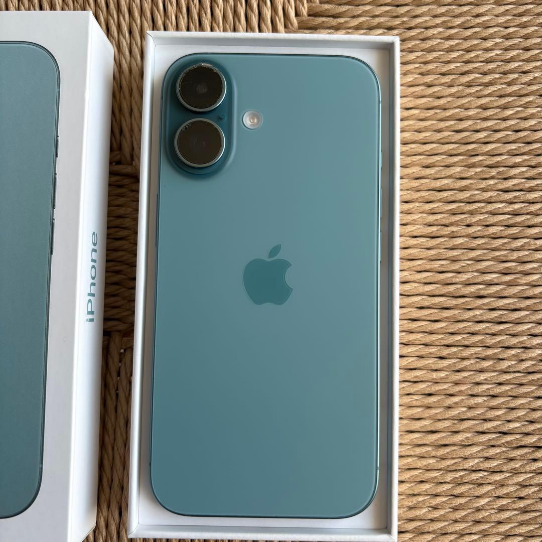 Apple iPhone16 256GB ティール 99%