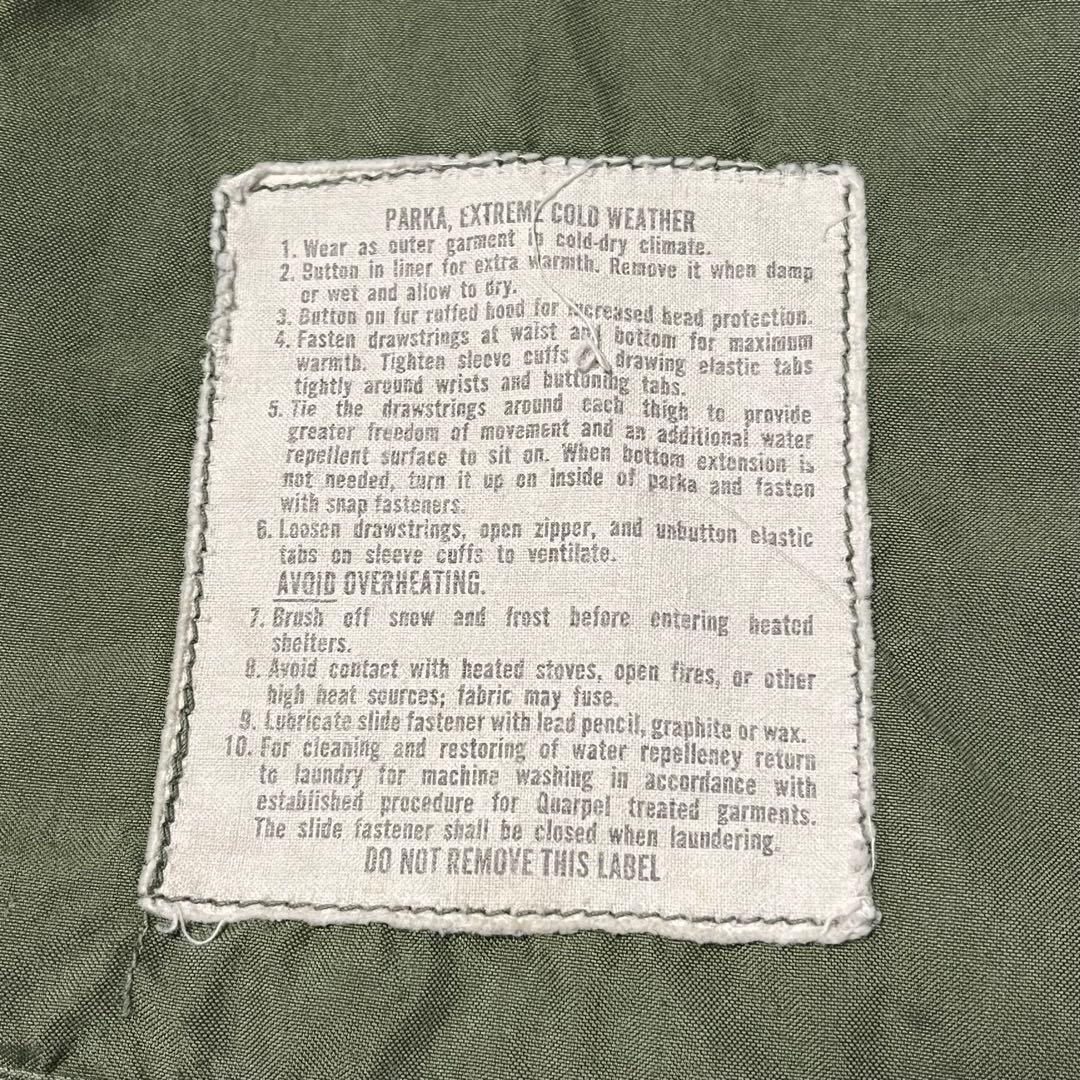 【70's・実物】M-65 フィッシュテールパーカー SMALL ライナー付き