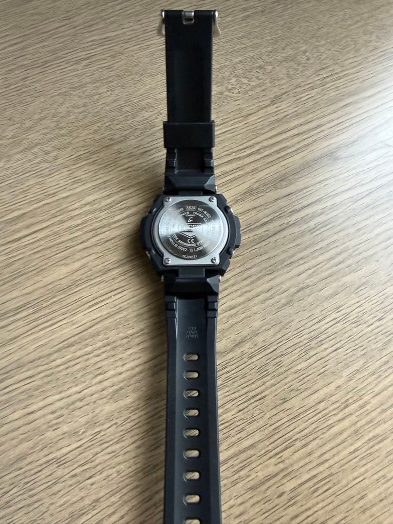 densya　CASIO G-SHOCK ブラックソーラー時計