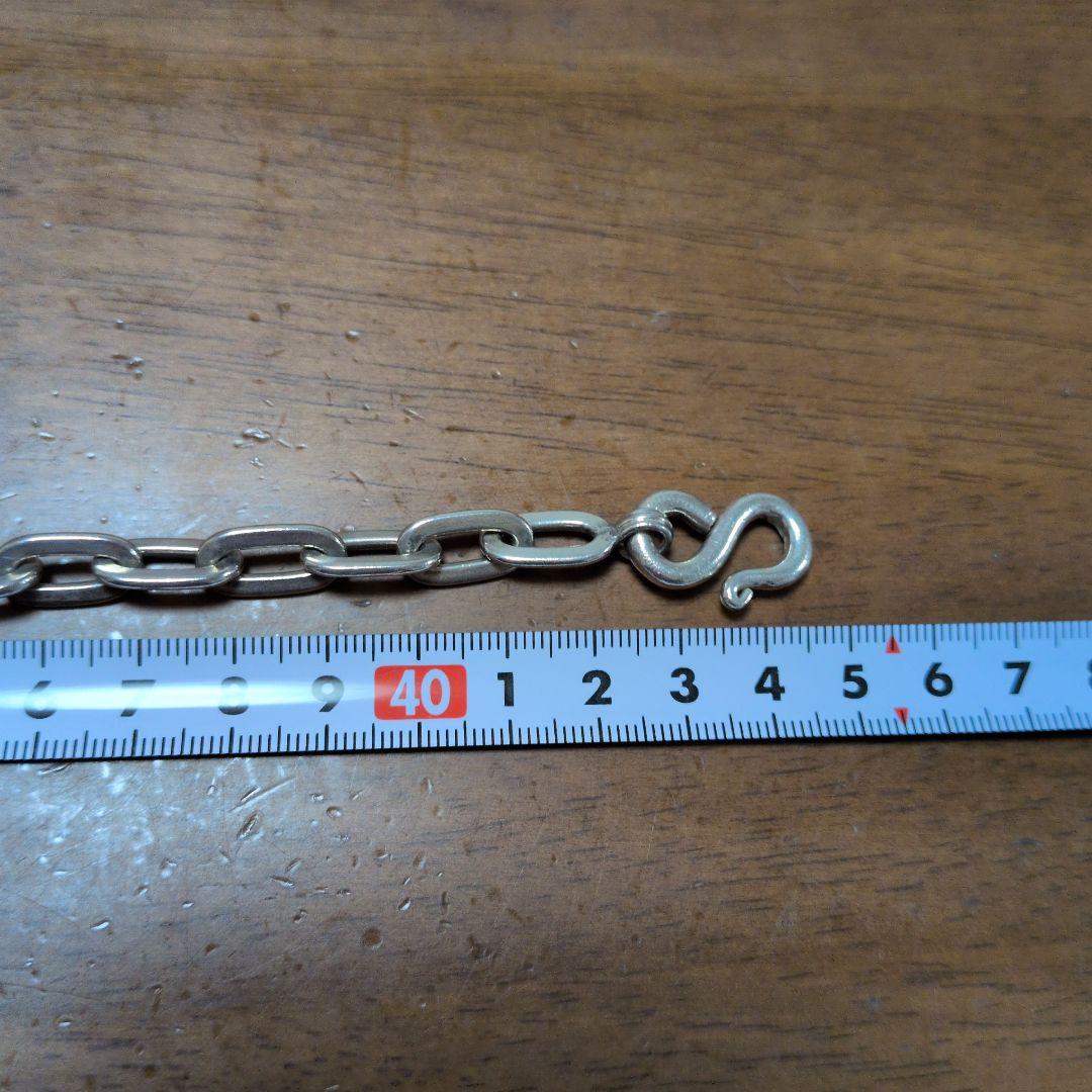 極太　シルバー リンクチェーン ネックレス