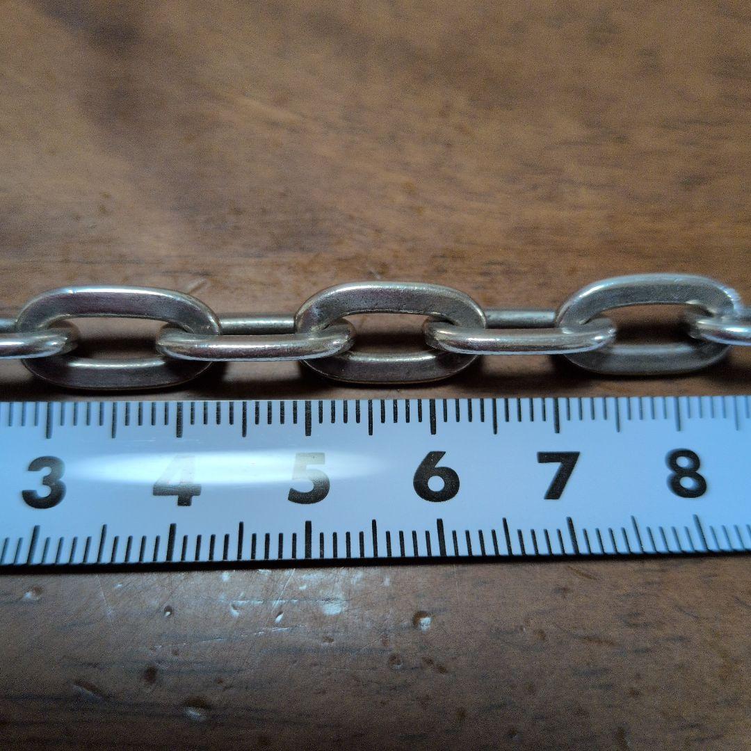 極太　シルバー リンクチェーン ネックレス