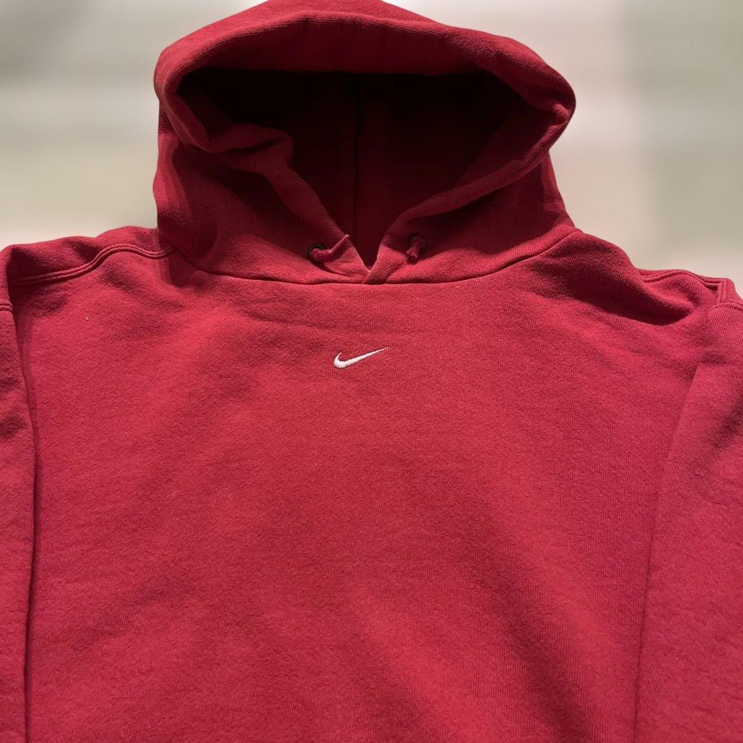 Nike 赤 スウェット　パーカー　usa製