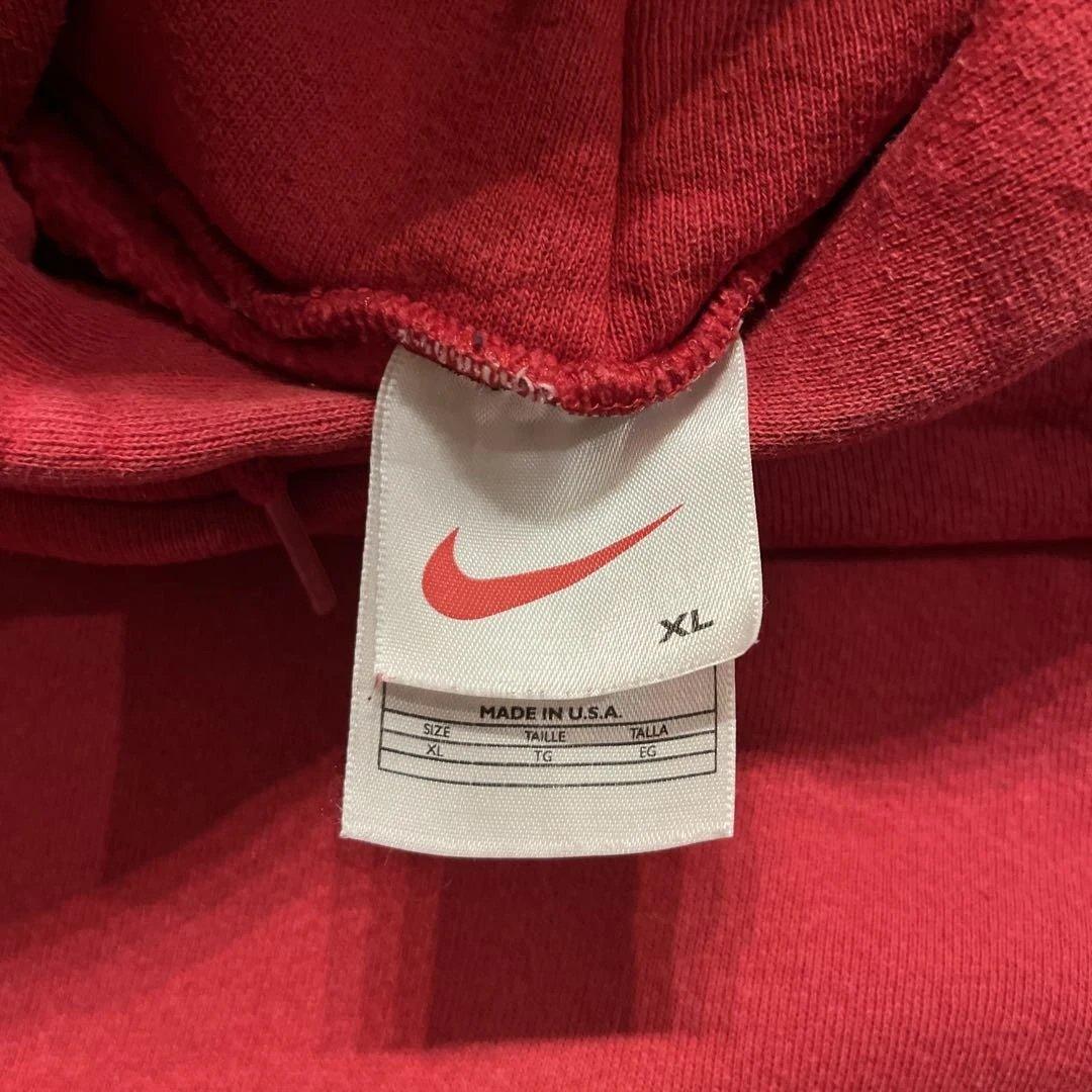 Nike 赤 スウェット　パーカー　usa製