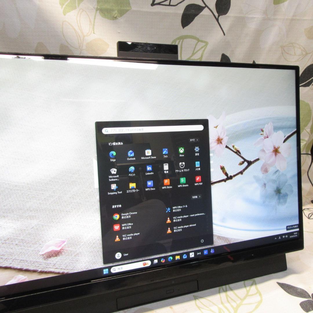 Win11公式対応Corei7/メ8G/新品SSD480G/DVD/無線/高音質