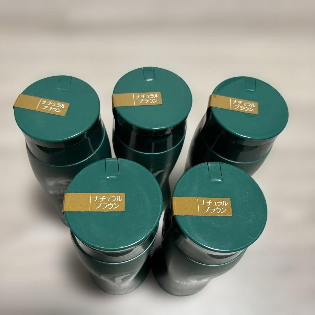 利尻昆布ヘアカラートリートメント ナチュラルブラウン 5本セット　おまけ付き