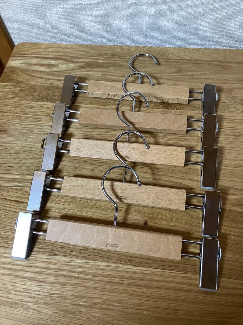 【【しんページ】】【未使用】ナカタハンガー3セット（10本、5本、5本）