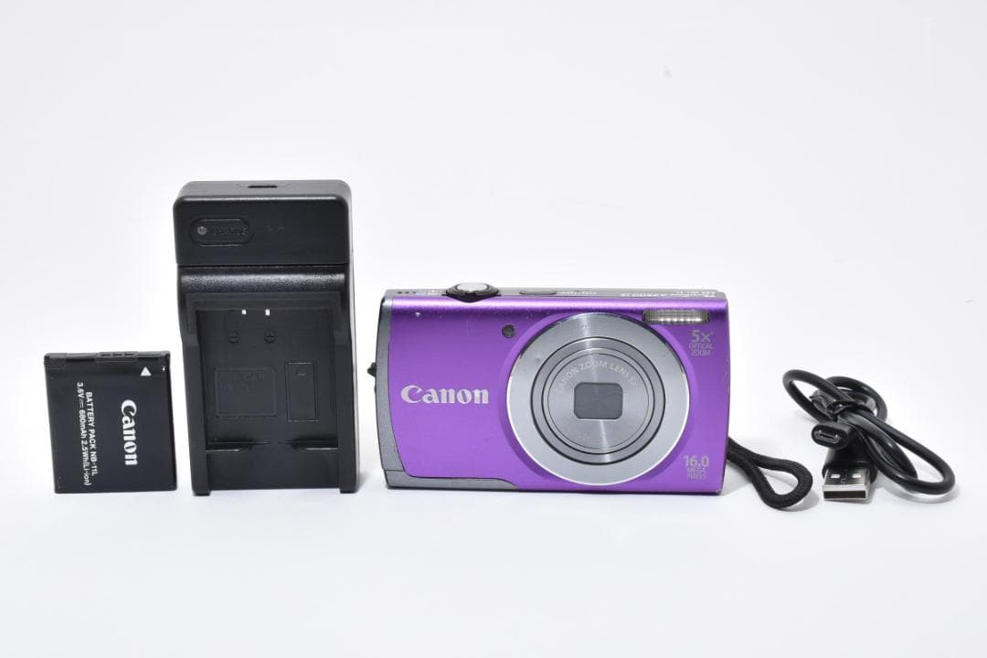 《 美品 》 キヤノン　Canon PowerShot A3500 パープル