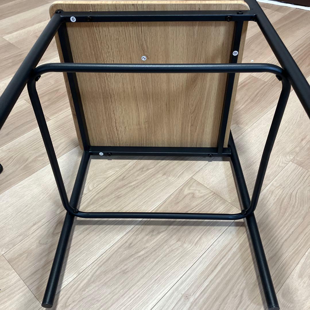 ワンルーム】コンパクト ダイニングテーブル椅子セット　2人用