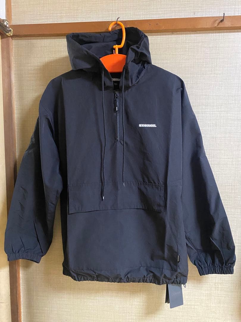 NEIGHBORHOOD　ネイバーフッドナイロンアノラックパーカー Sサイズ　黒