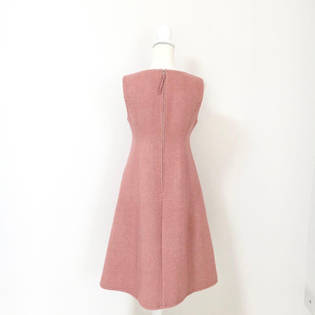 新作美品　FOXEY フォクシー　現行　ウール　ドレス　ワンピース