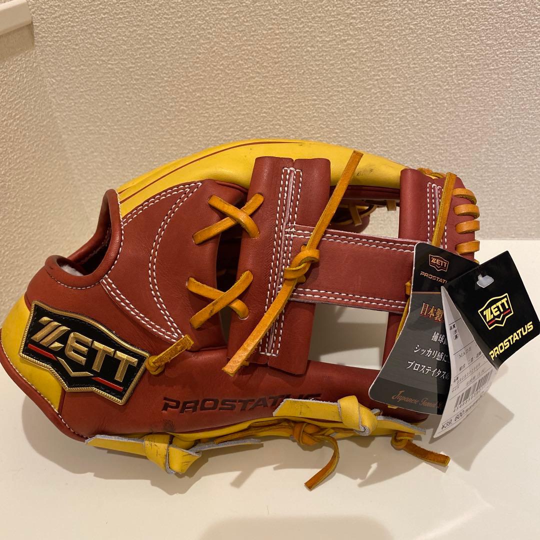 【ryo 】ZETT 内野手用グローブ プロステイタス 今宮モデル