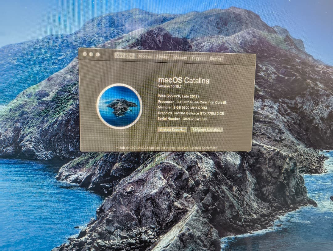 美品 iMac 27インチ late2013 1TB キーボードとマウス付き
