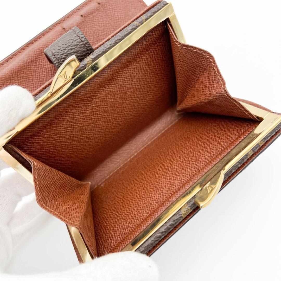 【美品】ヴィトン モノグラム ヴィエノワ 二つ折り がま口 財布 M61663