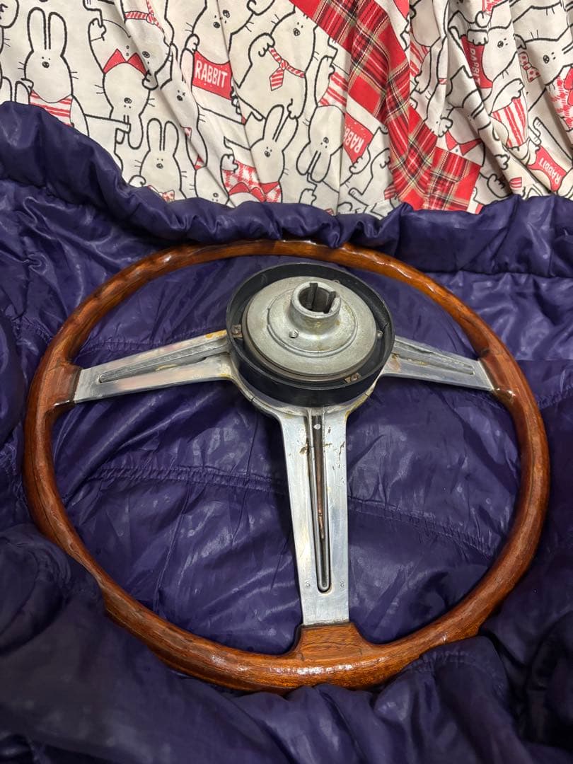 アルファロメオ　純正ウッドステアリング