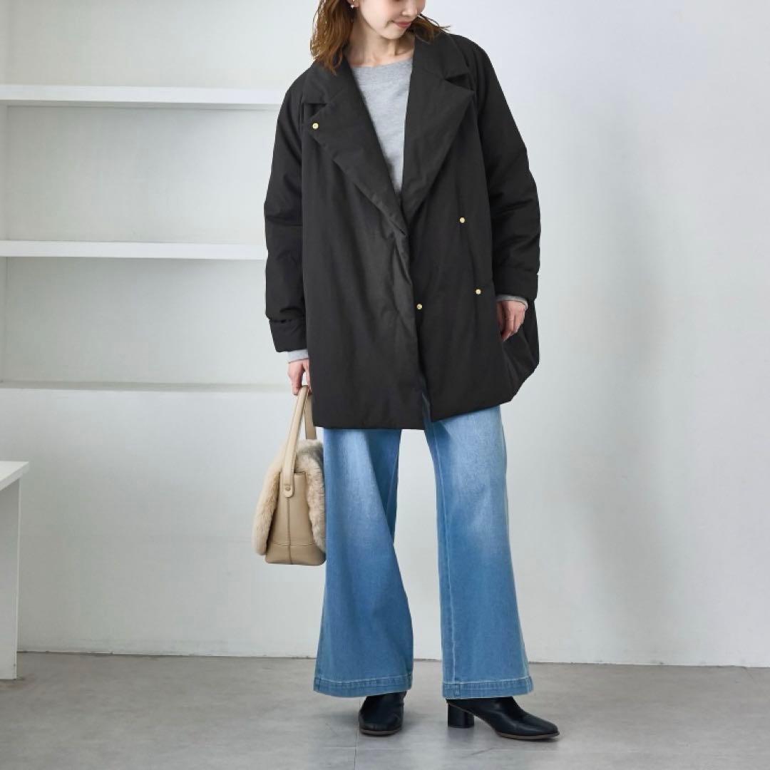 新品 ロペピクニック2WAY 中綿テーラードコート ROPE' PICNIC完売