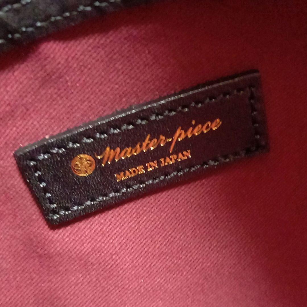 マスターピース グロスver.2 トートバッグ オールレザー 2way ブラック