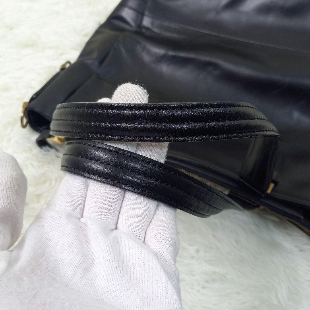 マスターピース グロスver.2 トートバッグ オールレザー 2way ブラック