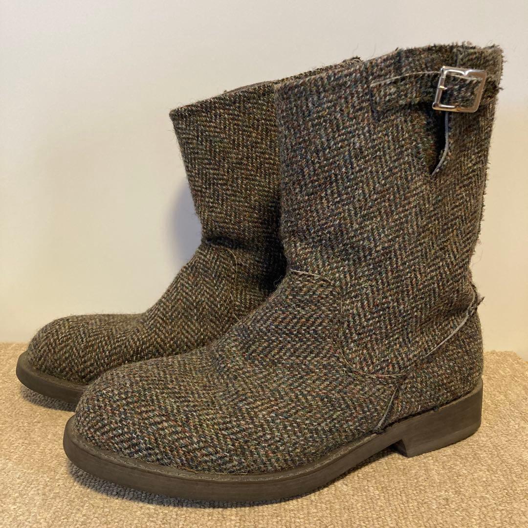 UNDERCOVER アンダーカバー ツイード エンジニアブーツ レディース