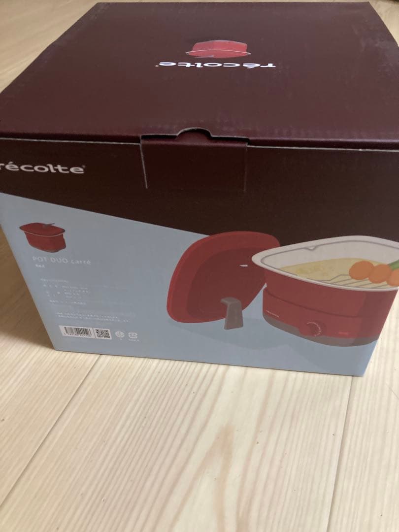 レコルト ポットデュオ キャレ レッド