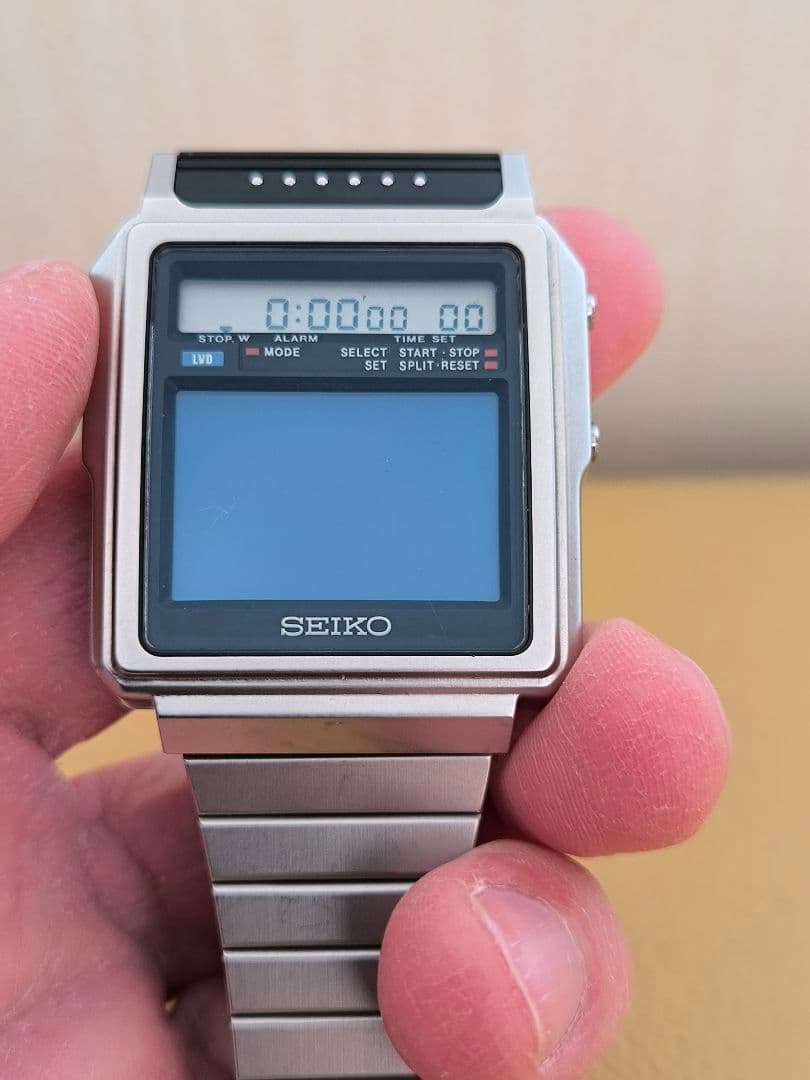 【ジャンク・希少】セイコー「テレビウオッチ」（DAX002 T001-5010）