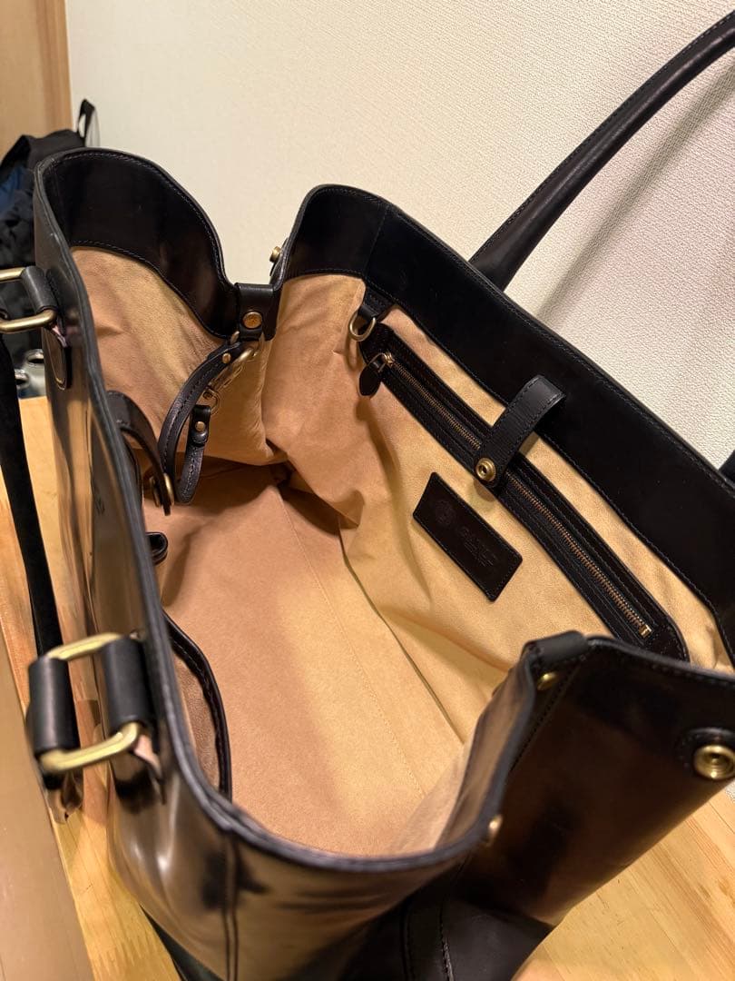 GANZO GUD オープントートバッグ　ブラック